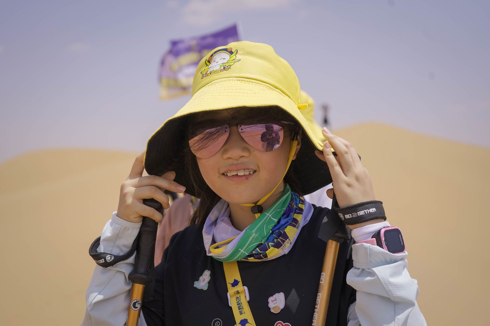沙漠女孩特写